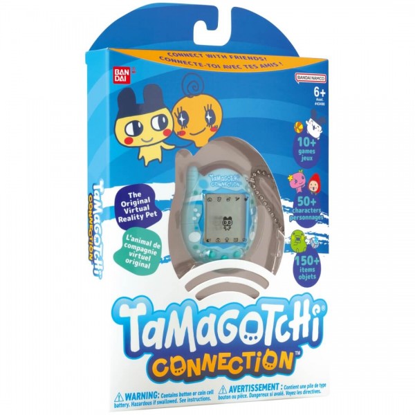 Close-up of Tamagotchi Bubbles with interactive display