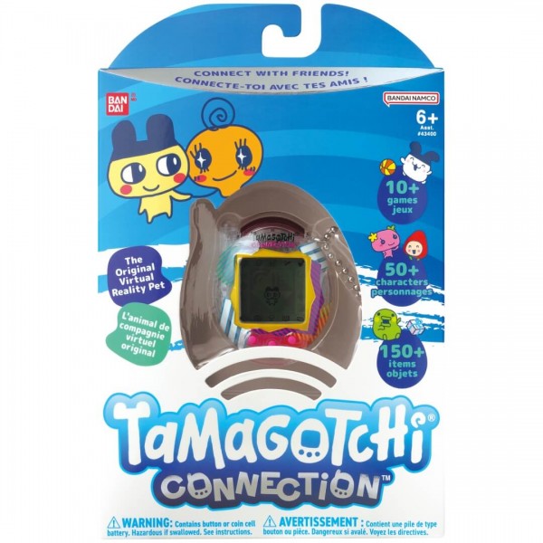 Clear Retro Tamagotchi virtual pet front view