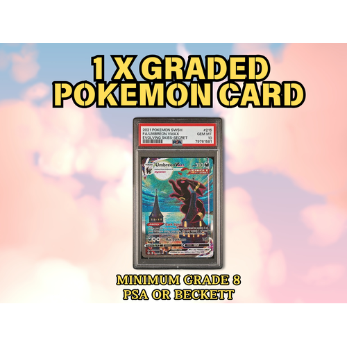 Pokemon - Pokegrade Deluxe Mystery Box (Graded trading cards &amp; more)