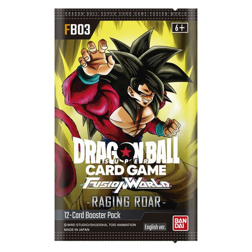 Dragon Ball Super Card Game: Fusion World – Booster Box - Raging Roar [FB03]