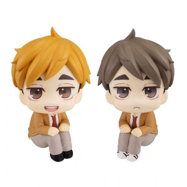 Atsumu and Osamu Miya chibi figures with adjustable necks
