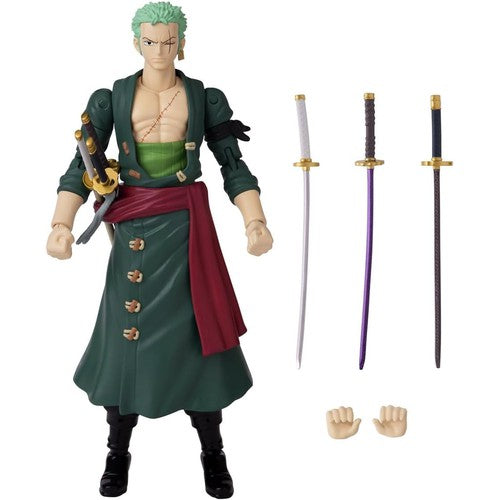 Roronoa Zoro toy with accessories in package