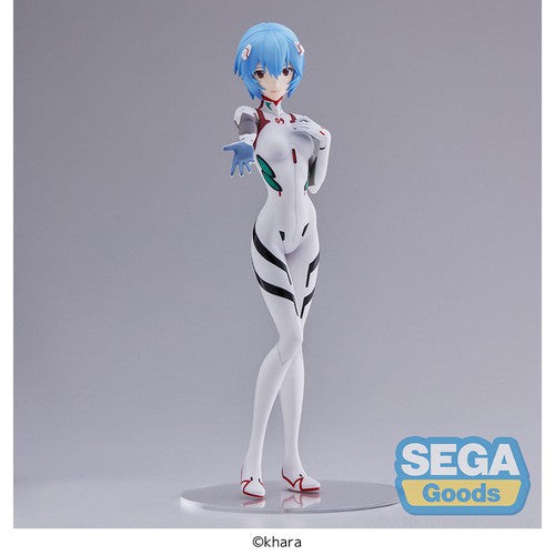 Rebuild of Evangelion - Rei Ayanami Hand Over/Momentary White Version Super Premium Statue