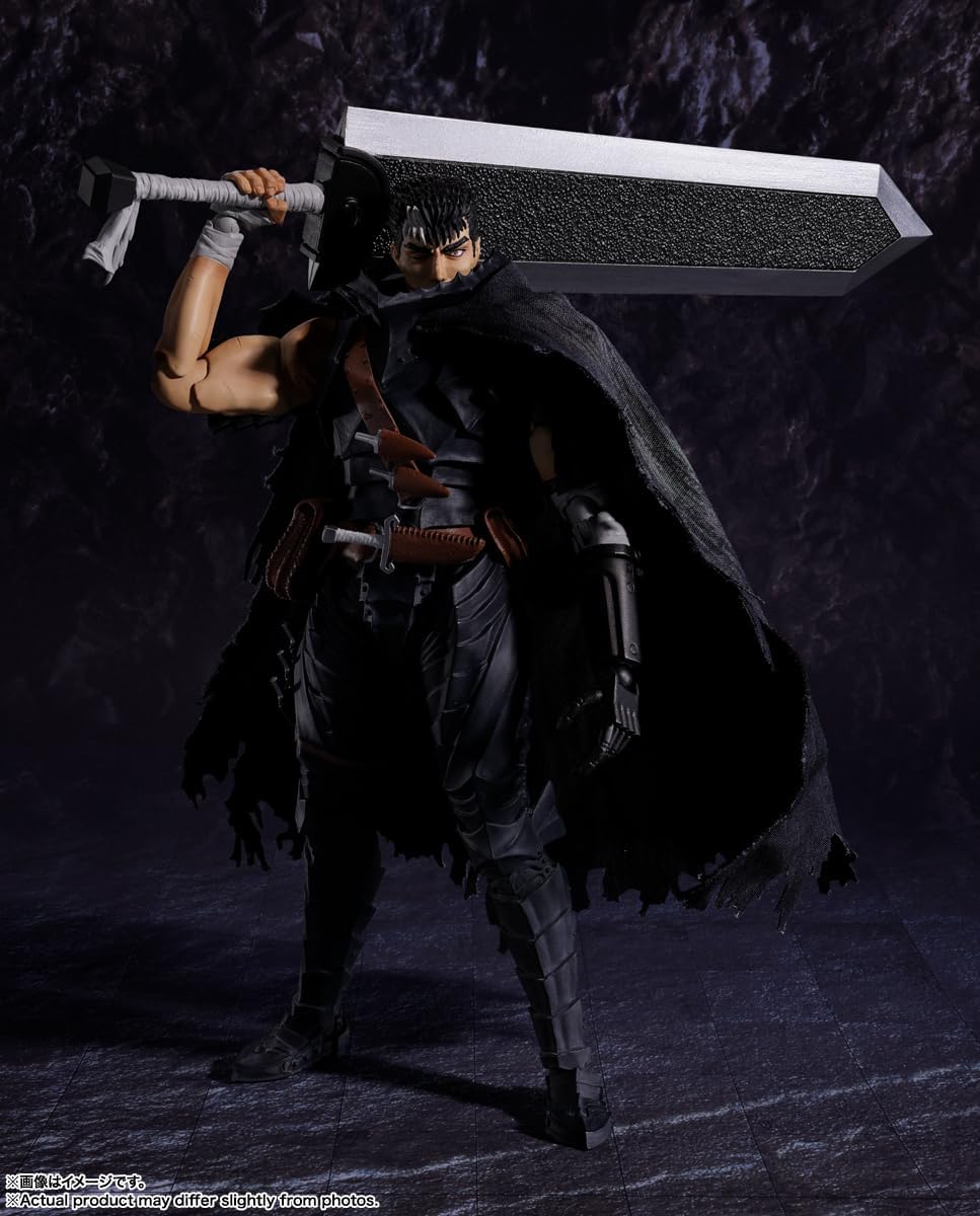 Detailed Guts Berserker Armor collectible figure from Berserk series