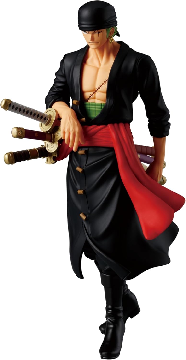 Detailed Roronoa Zoro collectible figure from One Piece series