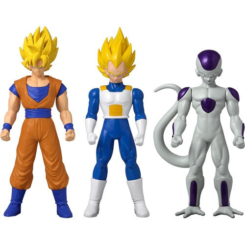 Dragon Ball - Flash Series 3 Pack - Super Saiyan Goku / Super Saiyan Vegeta / Frieza 4th Form