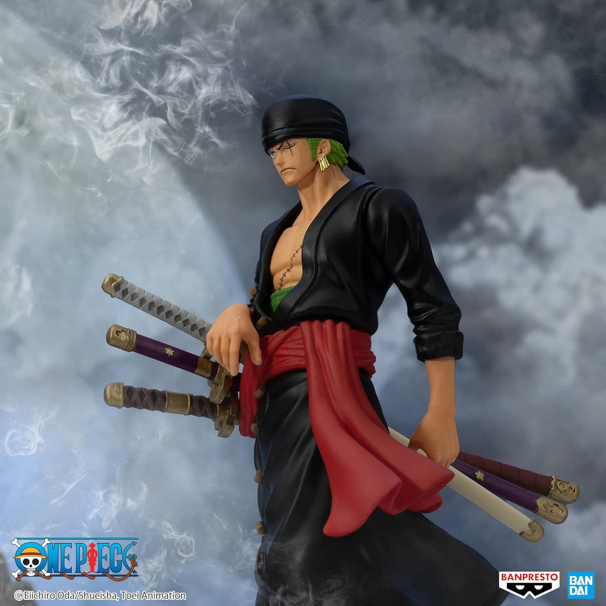 &quot;Banpresto&#39;s 17 cm Roronoa Zoro figure from The Shukko Special line