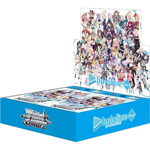  hololive production Vol.2 Booster Box featuring various hololive VTubers