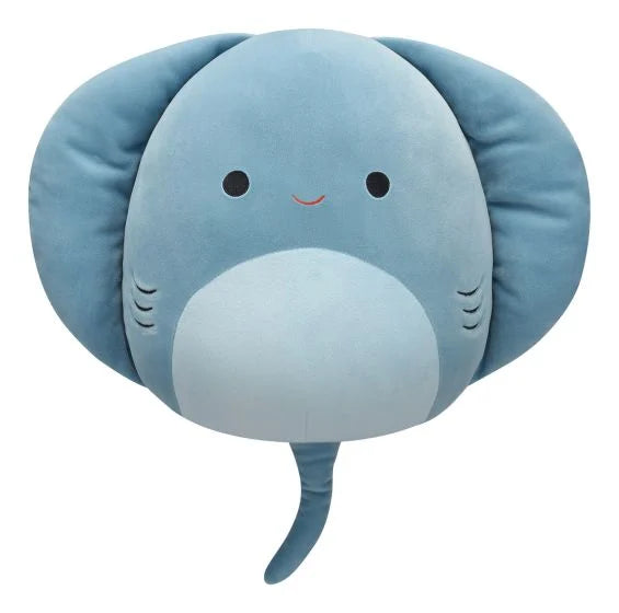 Squishmallow Akilah 12-inch (30 cm) bluish-grey Stingray plush