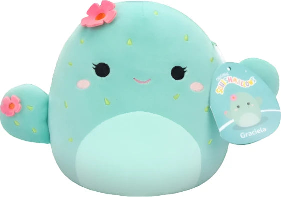 Squishmallow Graciela 7.5-inch (19 cm) teal Cactus plush