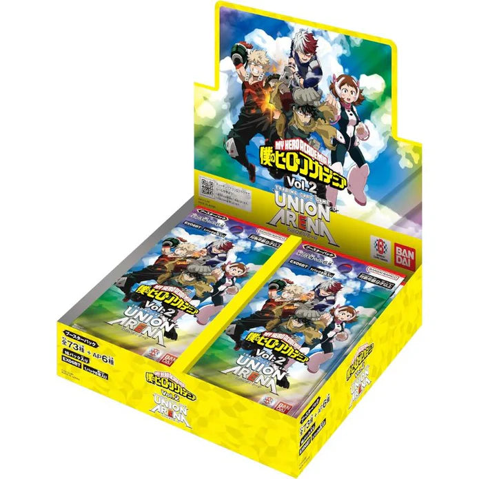 Union Arena My Hero Academia Vol. 2 Booster Box with rare cards