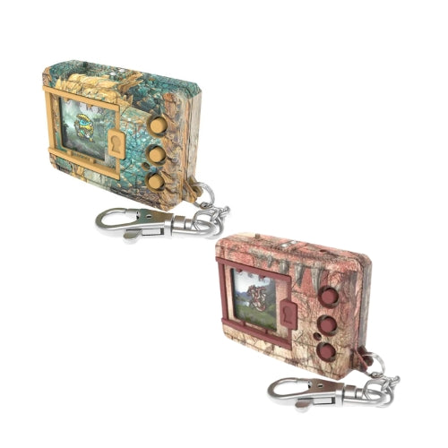 Monster Hunter x Digimon 20th Anniversary Digital Monster Colour, featuring two virtual pet devices inspired by Rathalos and Jinouga from Monster Hunte