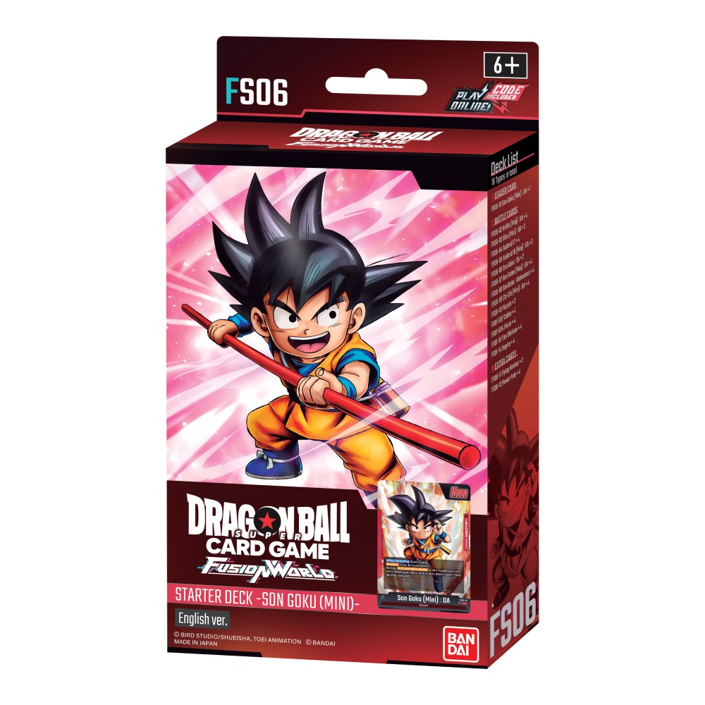 Dragon Ball Super Card Game Fusion World Starter Deck FS06 with Son Goku