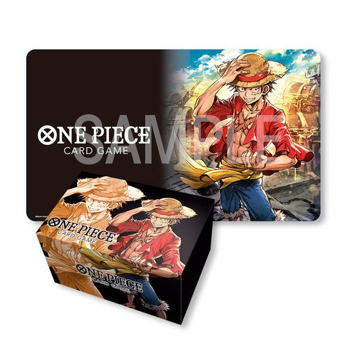 One Piece Card Game - Playmat and Storage Box Set Monkey.D.Luffy