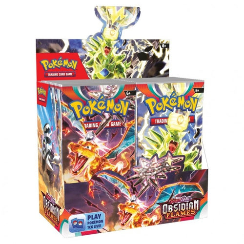 Pokemon Obsidian Flames Booster Box with Charizard 