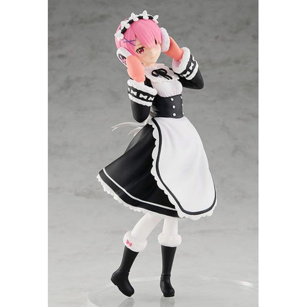 Re:Zero - Starting Life in Another World POP UP PARADE Ram: Ice Season Ver-Figure-Good Smile Company-