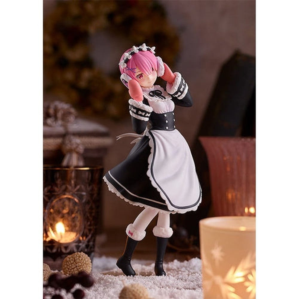 Re:Zero - Starting Life in Another World POP UP PARADE Ram: Ice Season Ver-Figure-Good Smile Company-