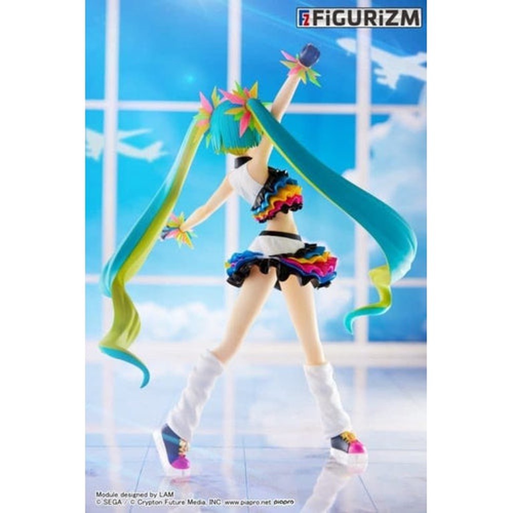 Hatsune Miku Catch the Wave Version Project Diva Mega39&#39;s FiGURiZM Statue-Figure-Sega-