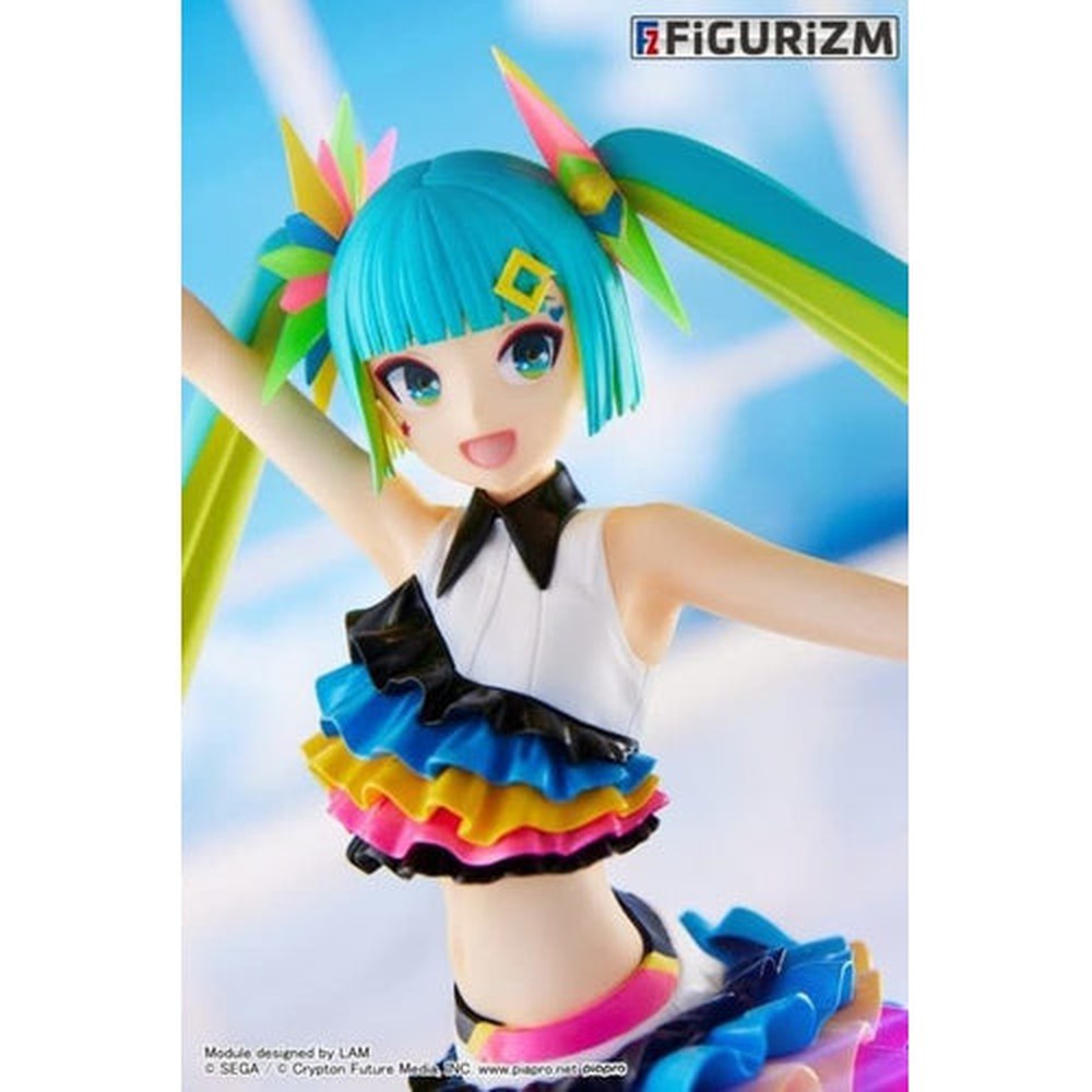 Hatsune Miku Catch the Wave Version Project Diva Mega39&#39;s FiGURiZM Statue-Figure-Sega-