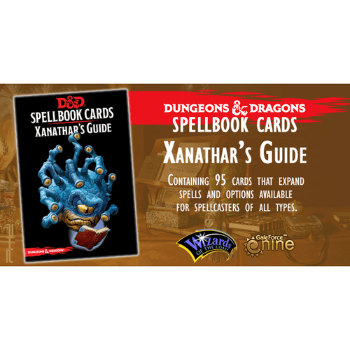 D&amp;D Spellbook Cards Xanathars Deck 2018 Edition-Tabletop RPG-Wizards of the Coast-